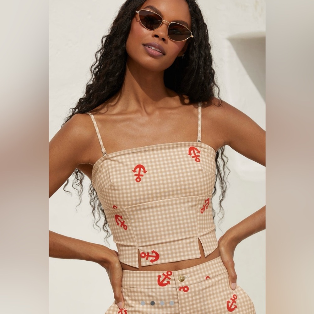 Anthropologie Celandine Smocked Tube Top NWT